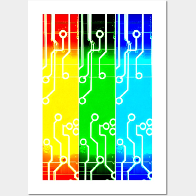 Cross circuits Wall Art by SEMPRINT